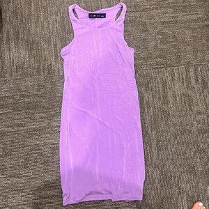 Lioness Purple Halter Bodycon Dress